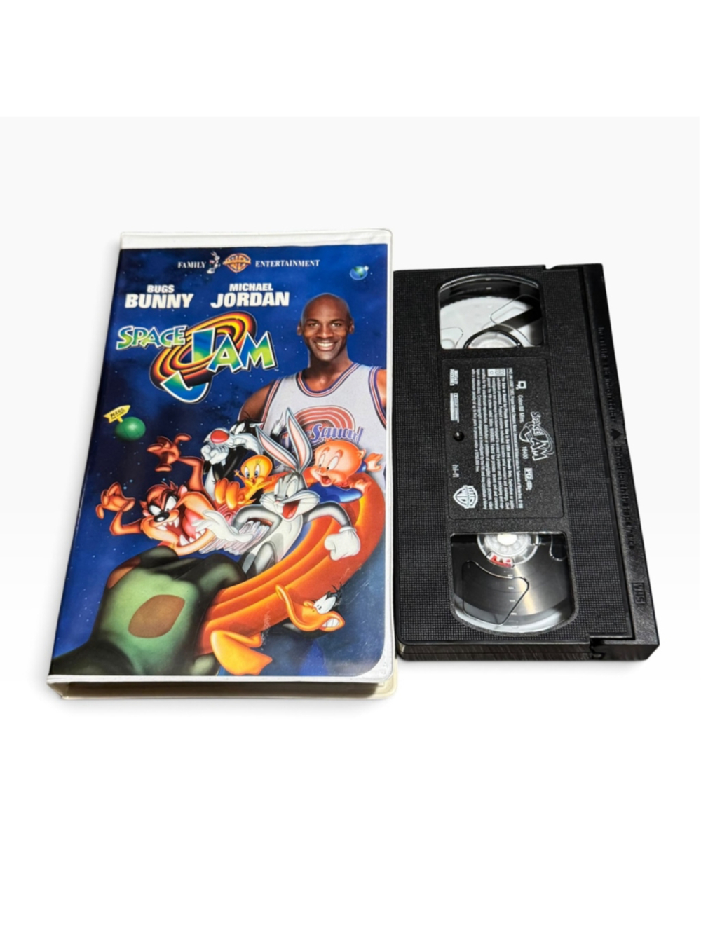 Vintage 1996 Warner Bros. Space Jam VHS Movie Vcr Tape Michael Jordan
